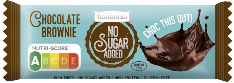 Frankonia No Sugar Added Riegel Chocolate Brownie 3 Frankonia No Sugar Added Riegel Chocolate Brownie