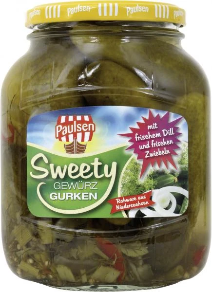 Paulsen Sweety Gewürzgurken 3 Paulsen Sweety Gewürzgurken