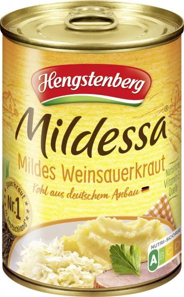 Hengstenberg Mildessa Weinsauerkraut Mild 3 Hengstenberg Mildessa Weinsauerkraut Mild