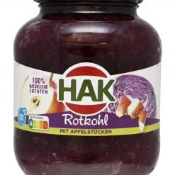 Hak Rotkohl Mit Apfelstücken
