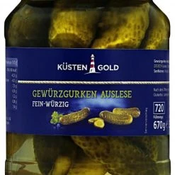 Küstengold Gewürzgurken Auslese Fein-würzig