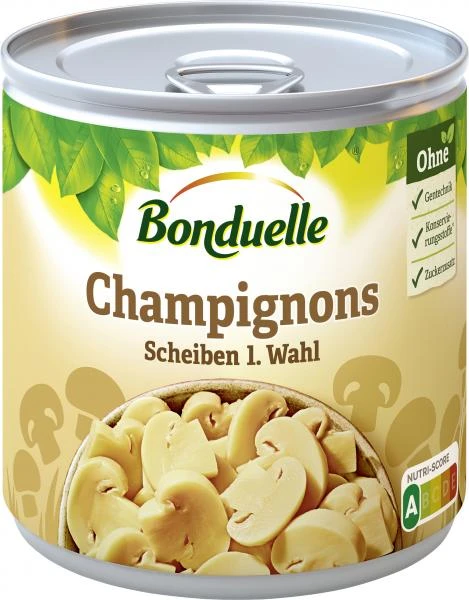Bonduelle Champignons Scheiben 1.Wahl 3 Bonduelle Champignons Scheiben 1.Wahl