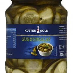 Küstengold Gurkensalat