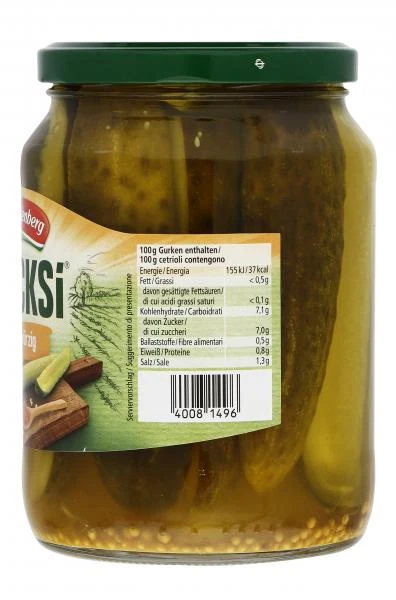 Hengstenberg Sticksi Gurkenviertel Süß-würzig 4 Hengstenberg Sticksi Gurkenviertel Süß-würzig – Bild 2