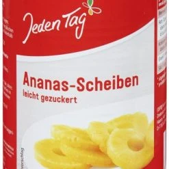 Jeden Tag Ananas Scheiben Leicht Gezuckert
