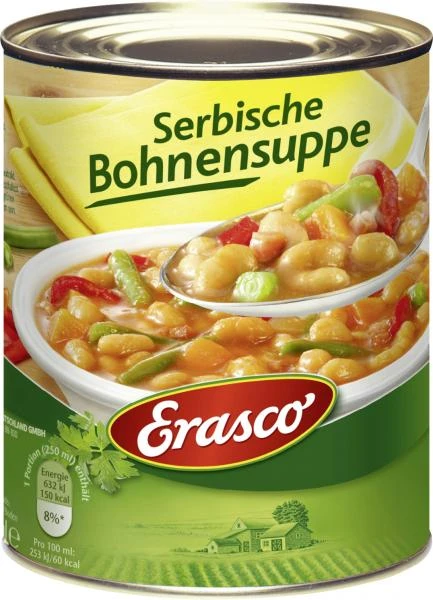 Erasco Serbische Bohnensuppe 3 Erasco Serbische Bohnensuppe