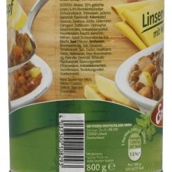 Erasco Linsen-Eintopf Mit Würstchen 7 Erasco Linsen-Eintopf Mit Würstchen -Ostmann shop 4502050025 4037300108293 03