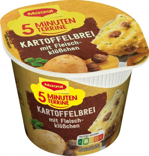 Maggi 5 Minuten Terrine Kartoffelbrei Mit Fleischklößchen 3 Maggi 5 Minuten Terrine Kartoffelbrei Mit Fleischklößchen