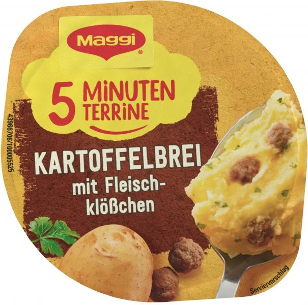 Maggi 5 Minuten Terrine Kartoffelbrei Mit Fleischklößchen 5 Maggi 5 Minuten Terrine Kartoffelbrei Mit Fleischklößchen – Bild 3