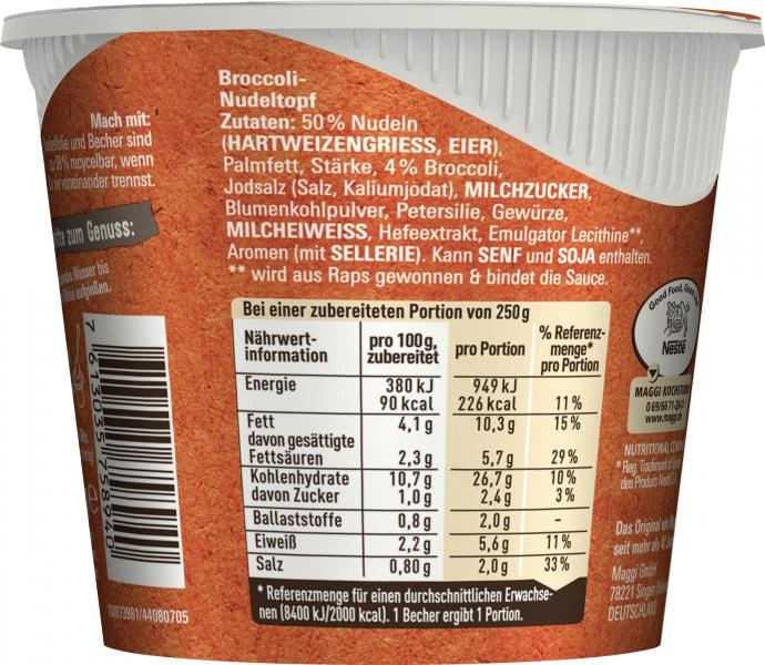 Maggi 5 Minuten Terrine Broccoli Nudeltopf 6 Maggi 5 Minuten Terrine Broccoli Nudeltopf – Bild 4