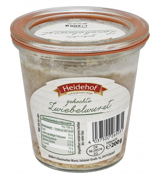 Heidehof Zwiebelwurst Gekocht 4 Heidehof Zwiebelwurst Gekocht – Bild 2