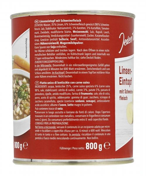 Jeden Tag Linseneintopf 5 Jeden Tag Linseneintopf – Bild 3