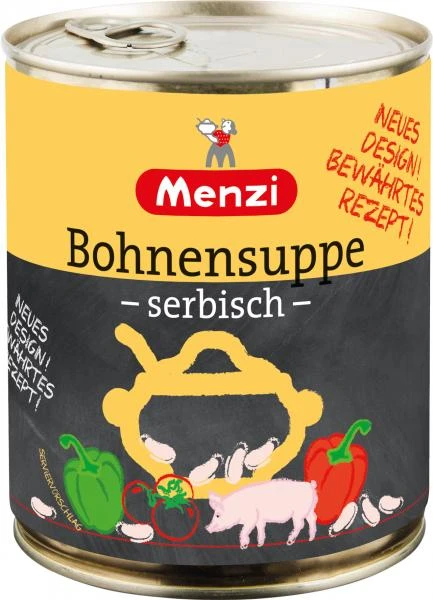 Menzi Bohnensuppe Serbisch 3 Menzi Bohnensuppe Serbisch