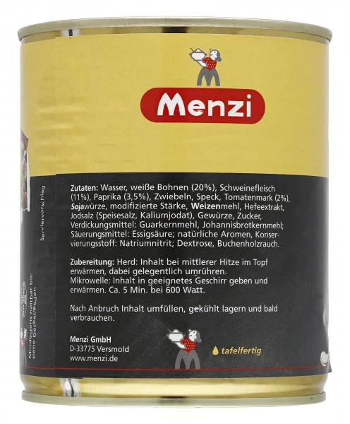 Menzi Bohnensuppe Serbisch 5 Menzi Bohnensuppe Serbisch – Bild 3