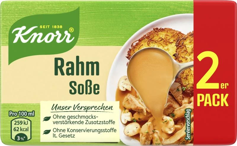 Knorr Rahm Soße 3 Knorr Rahm Soße