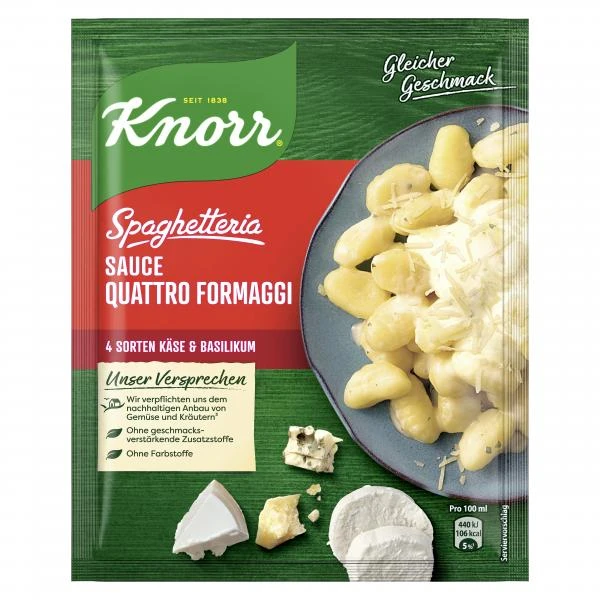 Knorr Spaghetteria Sauce Quattro Formaggi 3 Knorr Spaghetteria Sauce Quattro Formaggi