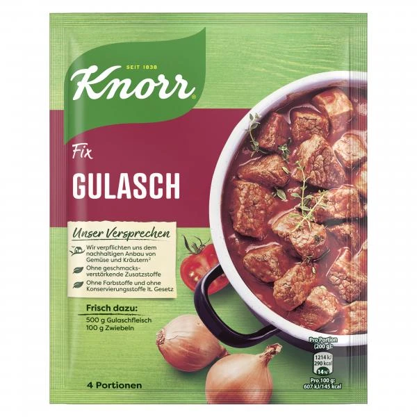 Knorr Fix Gulasch 3 Knorr Fix Gulasch