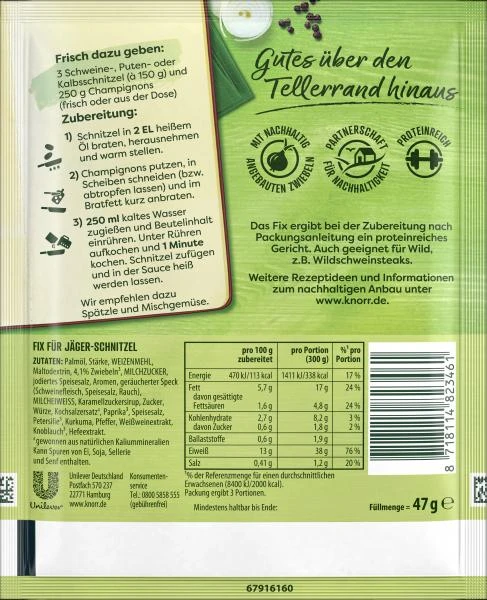 Knorr Fix Lachs-Sahne Gratin 4 Knorr Fix Lachs-Sahne Gratin – Bild 2