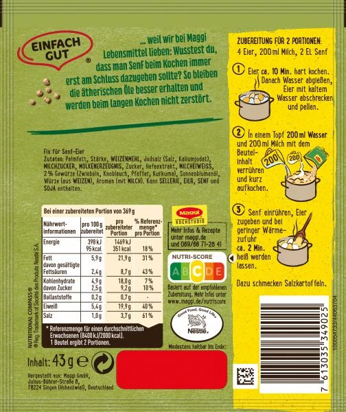 Maggi Fix Für Senf-Eier 4 Maggi Fix Für Senf-Eier – Bild 2