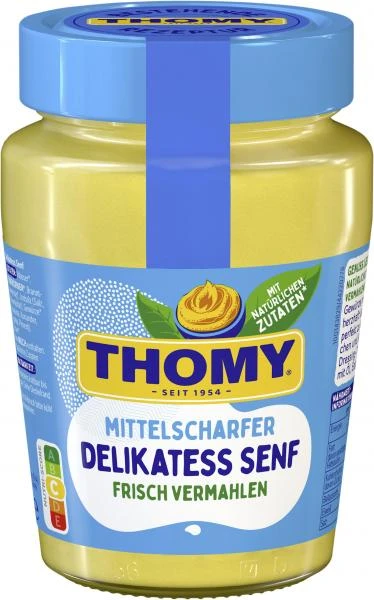Thomy Delikatess Senf Mittelscharf 3 Thomy Delikatess Senf Mittelscharf