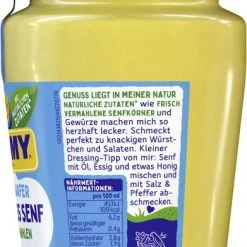 Thomy Delikatess Senf Mittelscharf 8 Thomy Delikatess Senf Mittelscharf -Ostmann shop 4502080455 04005500087762 03