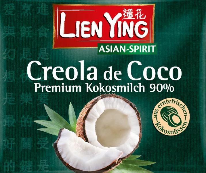 Lien Ying Asian-Spirit Creola De Coco Premium Kokosmilch 3 Lien Ying Asian-Spirit Creola De Coco Premium Kokosmilch
