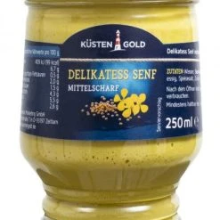 Küstengold Delikatess Senf Mittelscharf