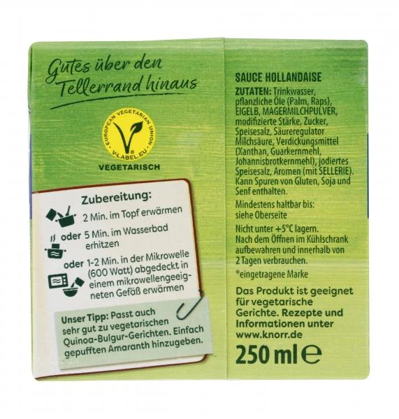 Knorr Sauce Hollandaise 5 Knorr Sauce Hollandaise – Bild 3