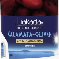 Liakada Kalamata-Oliven Mit Balsamico-Essig Entsteint