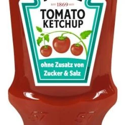 Heinz Tomato Ketchup Ohne Zusatz Von Zucker Und Salz