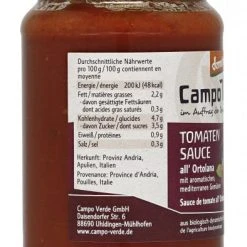 Campo Verde Demeter Bio Tomatensauce All' Ortolana 7 Campo Verde Demeter Bio Tomatensauce All' Ortolana -Ostmann shop 4502085090 4045178008799 03.jpg