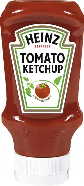 Heinz Tomato Ketchup Kopfstehflasche 3 Heinz Tomato Ketchup Kopfstehflasche