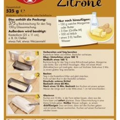 Dr. Oetker Zitronen Kuchen 11 Dr. Oetker Zitronen Kuchen -Ostmann shop 4502110004 4000521029982 03