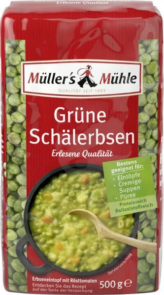 Müller's Mühle Grüne Schälerbsen 3 Müller's Mühle Grüne Schälerbsen