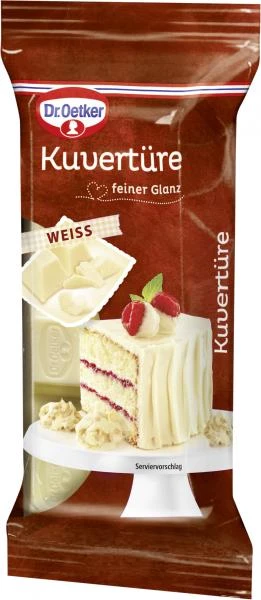 Dr. Oetker Kuvertüre Weiß 3 Dr. Oetker Kuvertüre Weiß