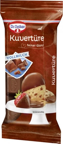 Dr. Oetker Kuvertüre Vollmilch 3 Dr. Oetker Kuvertüre Vollmilch