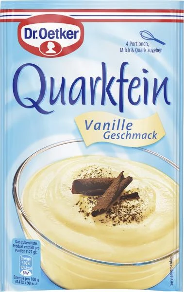 Dr. Oetker Quarkfein Vanille 3 Dr. Oetker Quarkfein Vanille