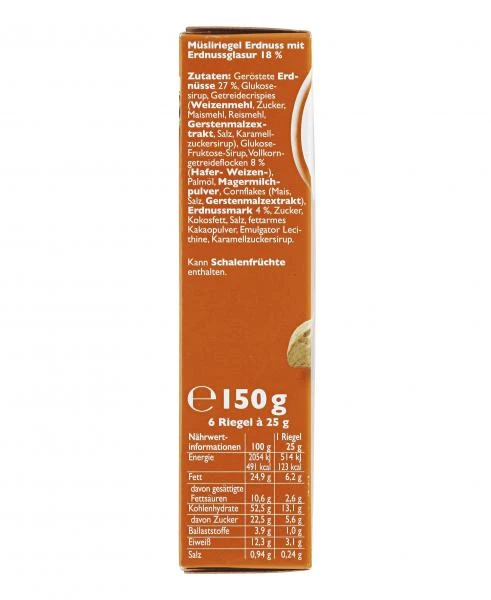 Corny Müsli Riegel Erdnuss Süß & Salzig 6 Corny Müsli Riegel Erdnuss Süß & Salzig – Bild 4