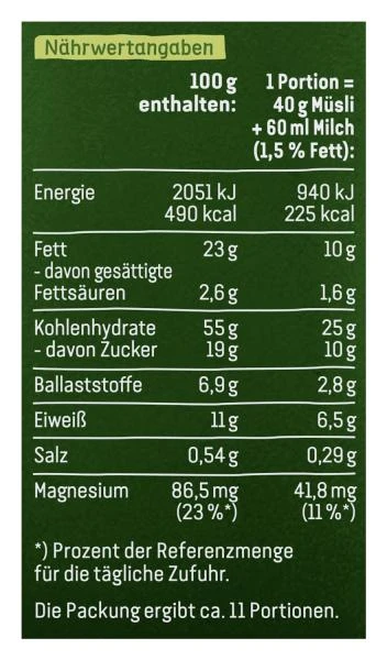 Dr. Oetker Vitalis Knusper Plus Müsli Nussmischung 8 Dr. Oetker Vitalis Knusper Plus Müsli Nussmischung – Bild 6