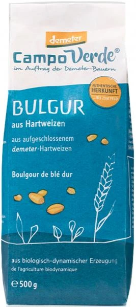 Campo Verde Demeter Bulgur Aus Hartweizen 3 Campo Verde Demeter Bulgur Aus Hartweizen