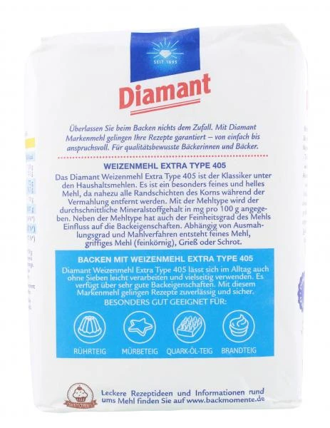 Diamant Weizenmehl Extra Type 405 5 Diamant Weizenmehl Extra Type 405 – Bild 3