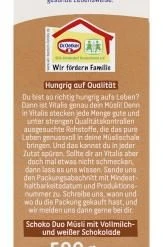 Dr. Oetker Vitalis Schoko Duo Müsli 12 Dr. Oetker Vitalis Schoko Duo Müsli -Ostmann shop 4502111712 4000521008871 04