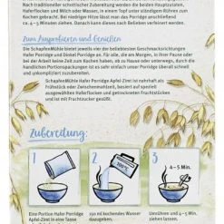 Schapfenmühle Porridge Hafermahlzeit Apfel-Zimt -Ostmann shop 4502112204 4000950210289 03.jpg