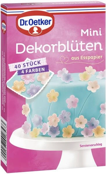 Dr. Oetker Mini Dekorblüten 3 Dr. Oetker Mini Dekorblüten