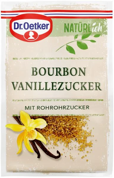 Dr. Oetker Natürlich Bourbon Vanillezucker 3 Dr. Oetker Natürlich Bourbon Vanillezucker