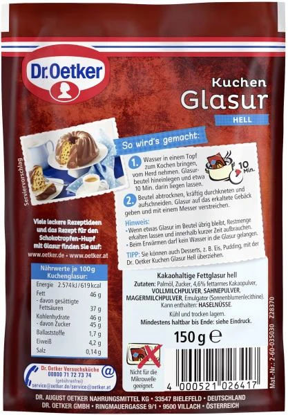 Dr. Oetker Kuchen Glasur Hell 4 Dr. Oetker Kuchen Glasur Hell – Bild 2