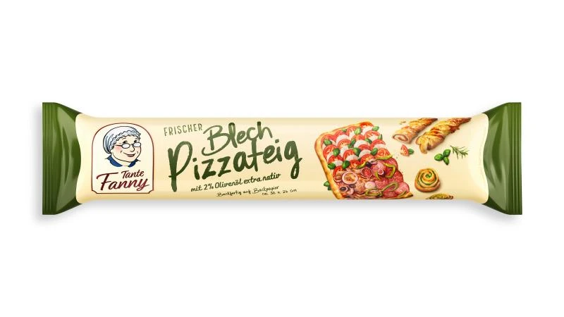 Tante Fanny Frischer Blech-Pizzateig 3 Tante Fanny Frischer Blech-Pizzateig