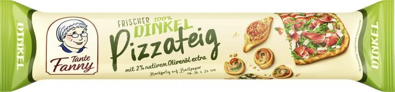 Tante Fanny Frischer Dinkel Pizzateig 3 Tante Fanny Frischer Dinkel Pizzateig