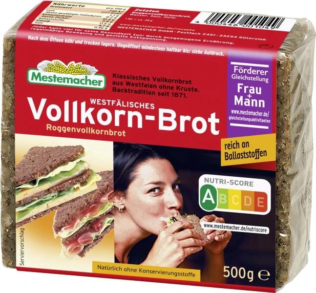 Mestemacher Echt Westfälisches Vollkorn-Brot 3 Mestemacher Echt Westfälisches Vollkorn-Brot