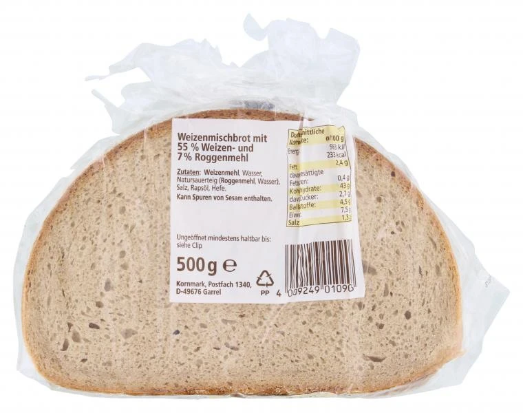 Kornmark Bauernschnitten Weizenmischbrot 4 Kornmark Bauernschnitten Weizenmischbrot – Bild 2